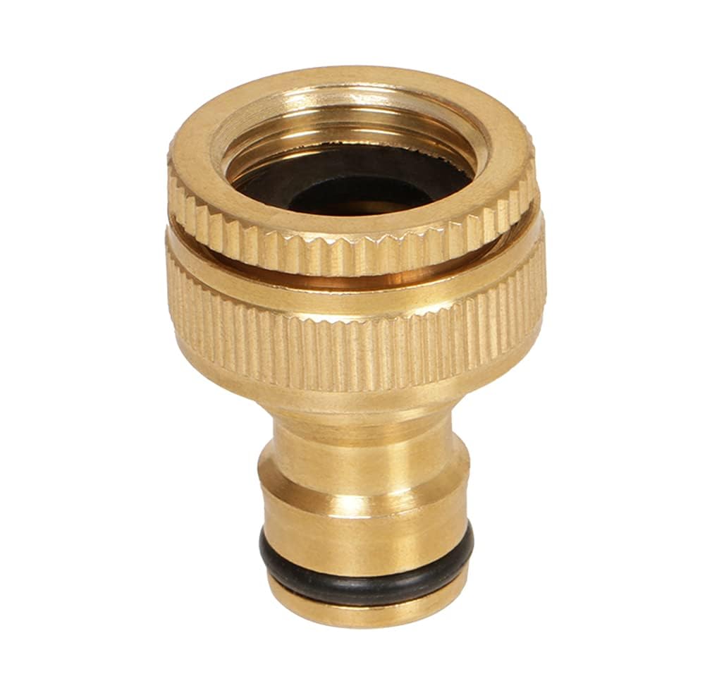 HOKIPO Heavy Duty Brass Threaded Tap Adapter for 1/2" & 3/4" Threaded Taps - (AR-3865) - Image 6 thumbnail