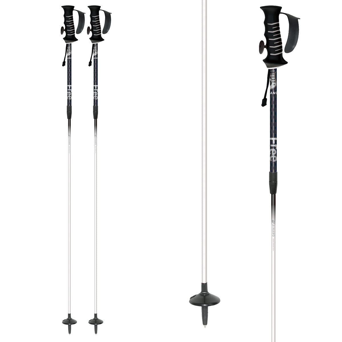 Amazon | SINANO シナノ スキー ポール・ストック ＜2022＞ フリーSV
