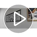 DEKADRON Metal Wall Decor, Tree Wall Art, Branch Decoration for Home Living Room (39" W x 14" H / 100x35cm) - Image 4