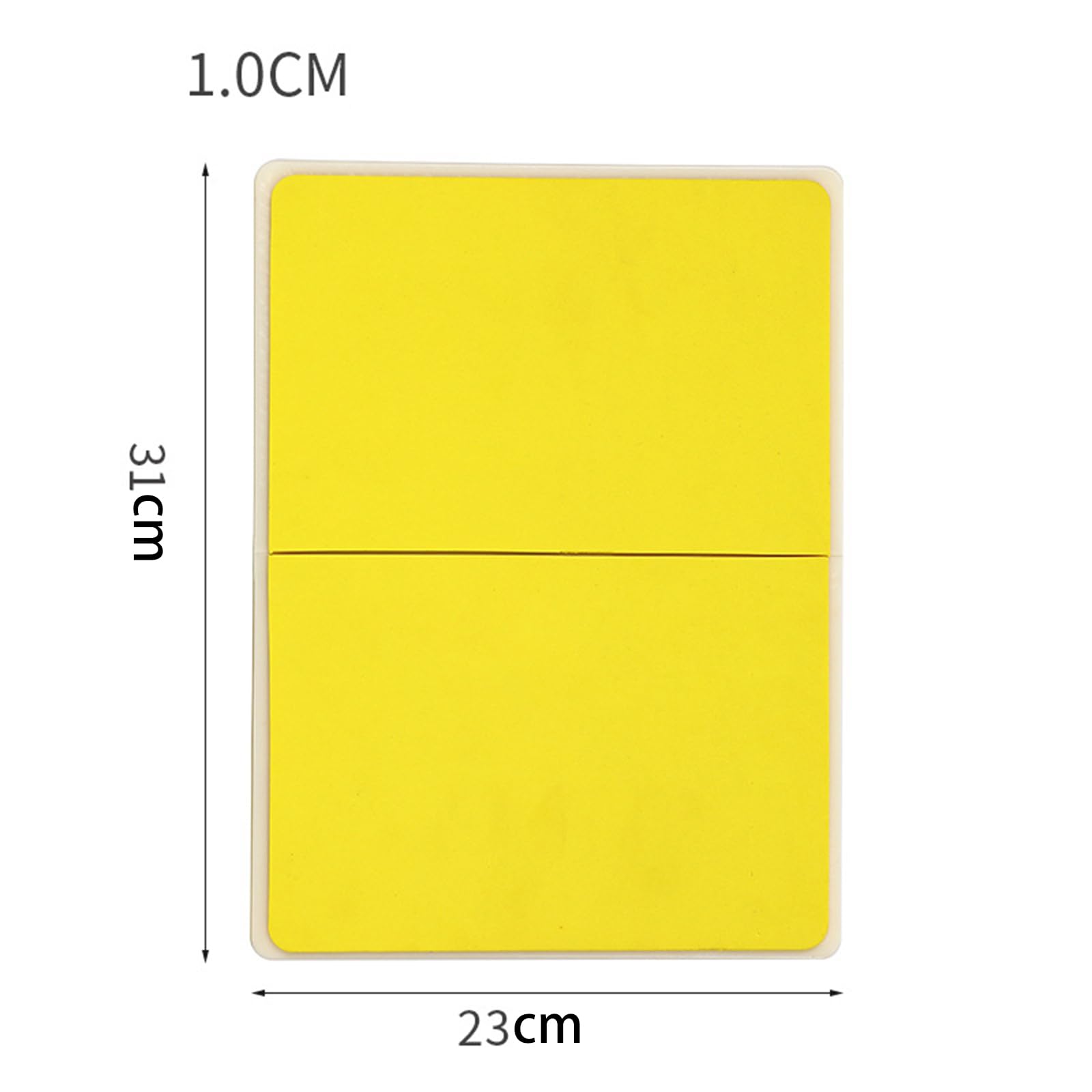 Harilla Brechbrett für Kampfsport, Bruchtestbretter Taekwondo Karate MMA, Karate Breaking Boards, Taekwondo Kicking Breaking Punching Boards, Rebreakable Trainingsgerät für Anfänger, GELB, 1CM