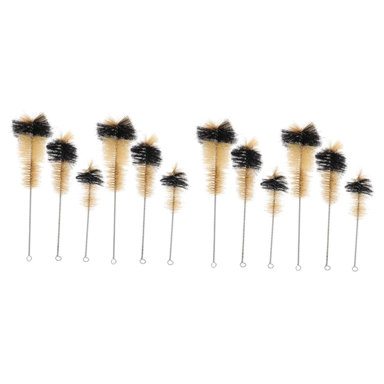 HAPINARY 12 Pcs Lab Bottle Cleaning Brush Bottle Brushes Cup Cleaning Brush Bottle Cleaner Beaker Cleaning Brush Cleaning Brush Kit Sinks Flask Bottle Cleaning Brush for Labs Pig Hair