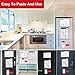 Magnetic Whiteboard for Fridge - Dry Erase Menu White Board and Weekly Planner Calendar Whiteboard for Kitchen Refrigerator, Daily Meal Planner and Weekly Planner Set for Household