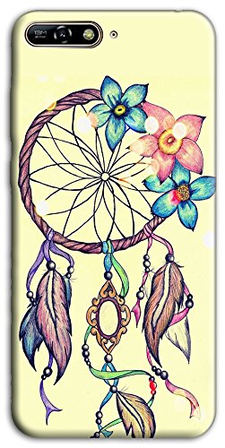 Mixroom – Carcasa de TPU Silicona Blanda para Huawei Y6 2018 Z419 atrapasueños con Flores