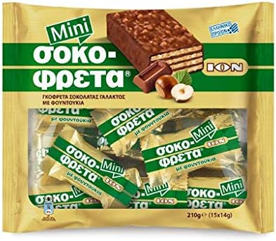 Ion Mini Chocofreta with Hazelnuts 210g Bag