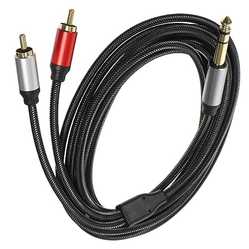 TEMPNAP オーディオケーブル ピンマイクワイヤー オーディオスプリッターケーブル カーアンプ パワーアンプ対応 音声転送用