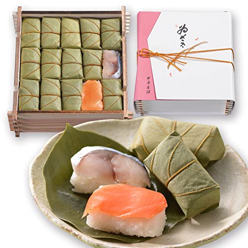 ゐざさ 柿の葉寿司 2種 30個入 ギフト 贈答 熨斗対応 奈良名物 郷土料理 お祝いのサムネイル