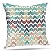 YodSHcEN 55x55 cm Dekoracyjne poszewki na poduszki RAINBOW CHEVRON STRIPED WAVES poszewek na poduszki 22x22 Inch poszewka na poduszkę na sofę, kanapę, łóżko i samochód /B#007