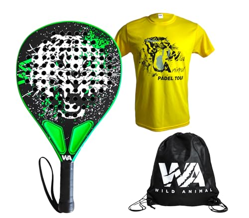 Pala Padel Savannah Mochila Camiseta Regalo Fabricada En España En Fibra De Carbono 12k Y Goma Multieva - Raqueta De Padel Para Adultos Unisex De Nivel Medio O Profesional Verde Fluor Pala Padel Savannah Mochila Camiseta Regalo Fabricada En España En Fibra De Carbono 12k Y Goma Multieva - Raqueta De Padel Para Adultos Unisex De Nivel Medio O Profesional Verde Fluor