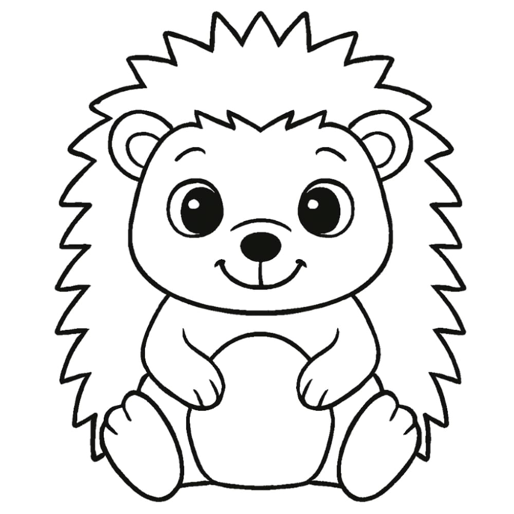 Cute Animals Coloring Book for Toddlers Ages 3–6