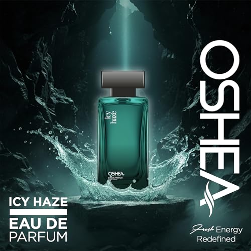 Image of Oshea EDP Perfume Icy Haze for Men 100ml | Long Lasting Fragrance with Fresh, Floral & Musky Notes | Up to 20% Perfume Oil Concentration | Ideal for Every Moment | Premium Gift for Him