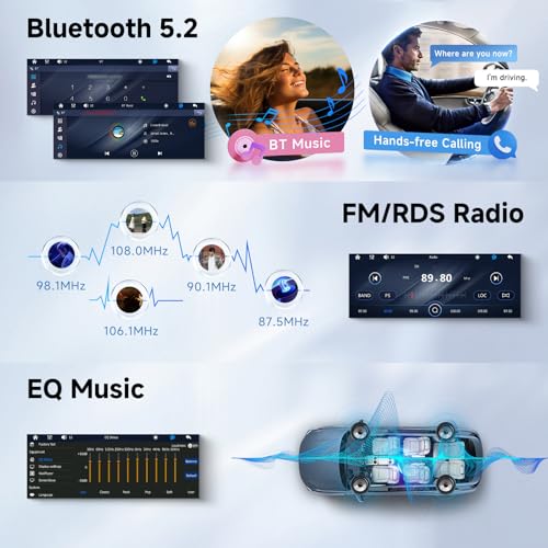 Radio para Auto 6.9'' VECHTEL con Pantalla Táctil HD miniatura 3