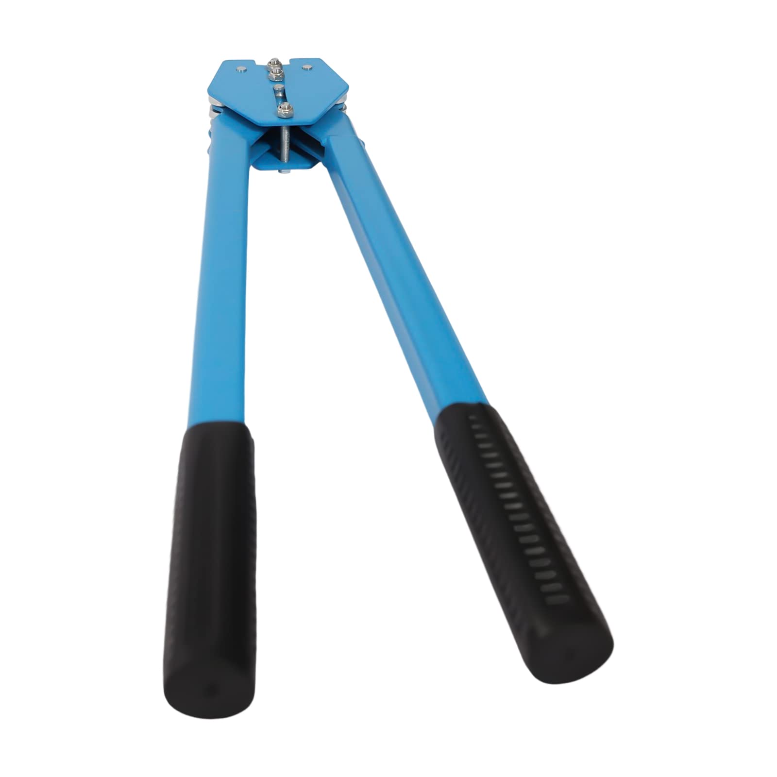 Set di reggette manuali, 1000 N, set di reggiette, set rotante, manuale, con nastro di imballaggio per nastri in plastica PET, blu