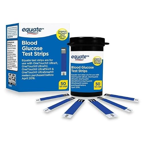 Equate Diabetic Blood Sugar Test Strips - 50ct (Pack of 1) - Accurate Glucose Testing for Diabetes Control - Thumbnail 2