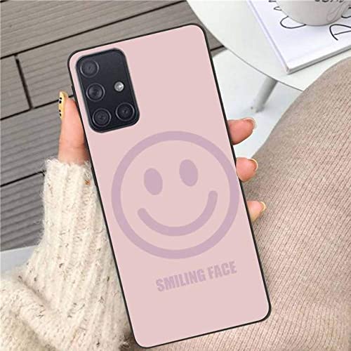 サムスンギャラクシーS20用スマイリーフェイスフォンケース21Note10 20 A30 50 70 71 Plus、A4、GalaxyNote20ultra用