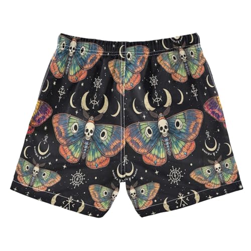 Boys Trunks, Anti Chafe Swim Trunks Boys 2 T, Moths Skull Wings2