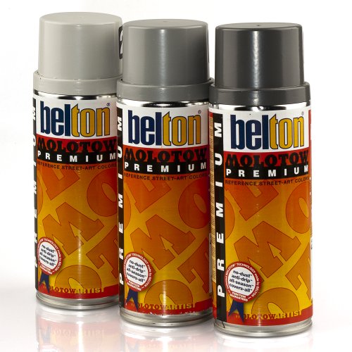 Preisvergleich Produktbild Molotow PREMIUM Sprühdosen Graustufen 3er Set