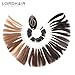 Lordhair Swatches for Testing Color Human Hair Swatch Testing Color Swatch Ring Hair Strand Test Color Rings Testing hair system Colors Samples for Salon/Home Hair Toupee for men