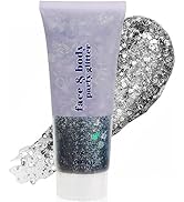 Go Ho Black Body Glitter,Singer Concerts Face Glitter Makeup,Holographic Chunky Sequins Glitters ...