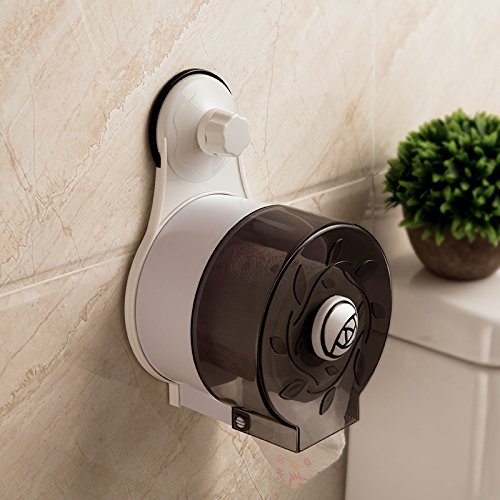 Egab Plastic Self-Adhesive Waterproof Toilet Paper Holder Without Drilling