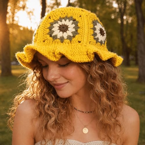 Image of Crochet Yarn Yellow Amigurumi 560 Yards, 2 Pack Acrylic 150g /5.3oz, 3 Light Worsted for Crocheting & Knitting