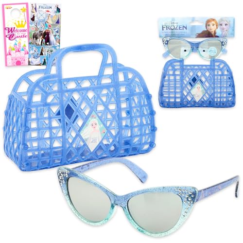 Disney Frozen Sunglasses for Girls Set - Bundle of Stylish, Comfortable & Durable Sunglasses,...