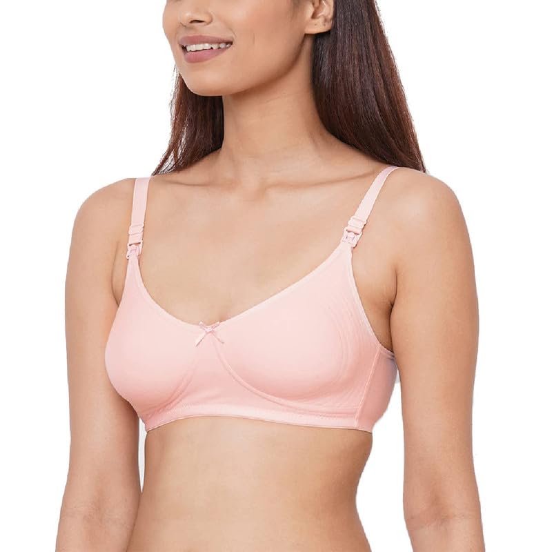Image of Inner Sense Organic Cotton Bamboo Feeding Bra for Women Full Coverage I Non Padded Encircled Nursing Bra for Women with Side Support and Wirefree Design (Combo Pack)