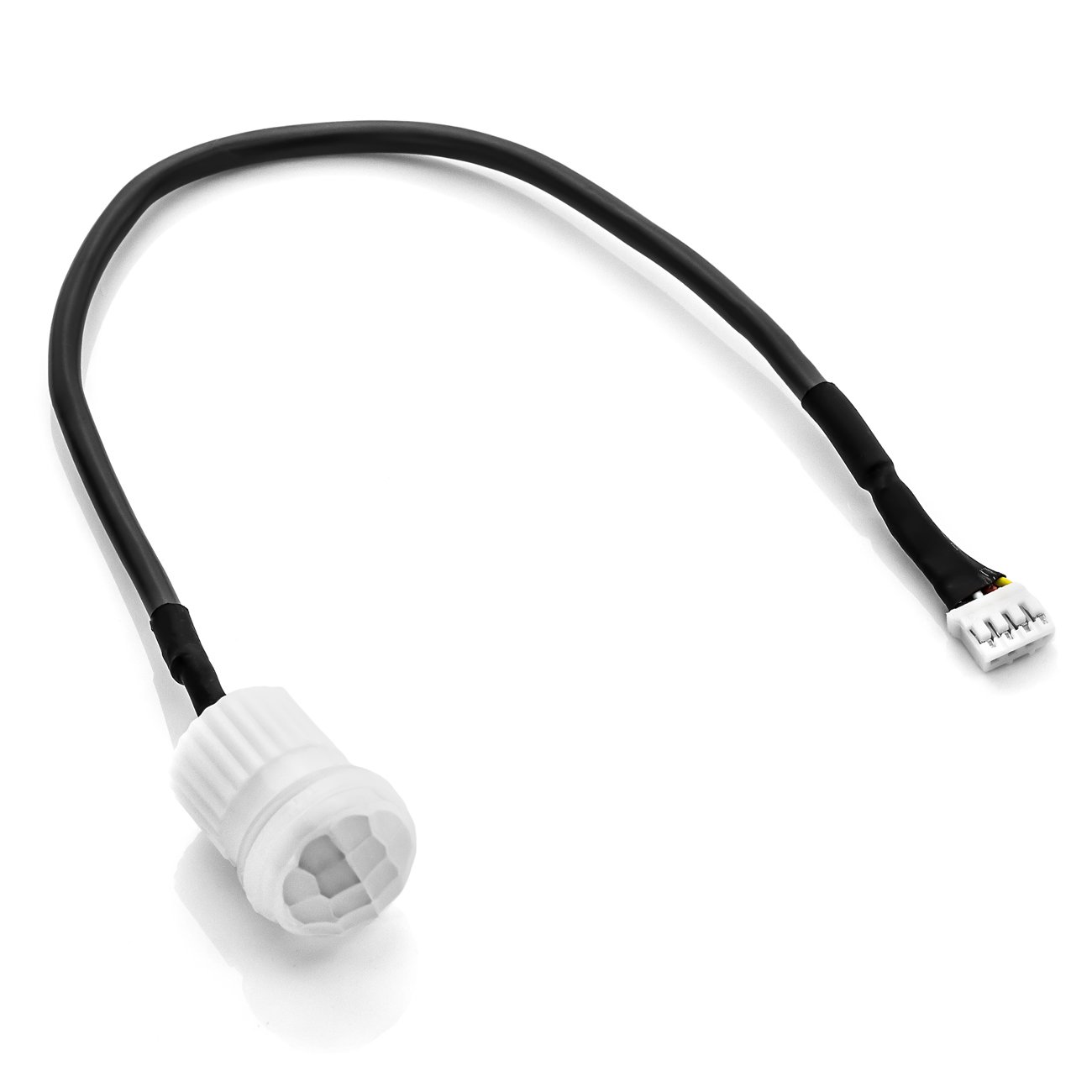 deleyCON 2X Miniatura Infrarrojos Detector de Movimiento En el Interior Alcance 6m a 360° La Construcción más Pequeña Casi Invisible IP20 Montaje Empotrado Blanco