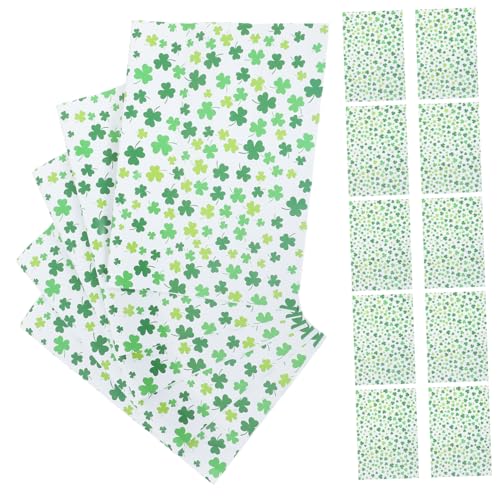 Papier cadeau Saint-Patrick pour embellir vos tables de fête irlandaise et ateliers créatifs