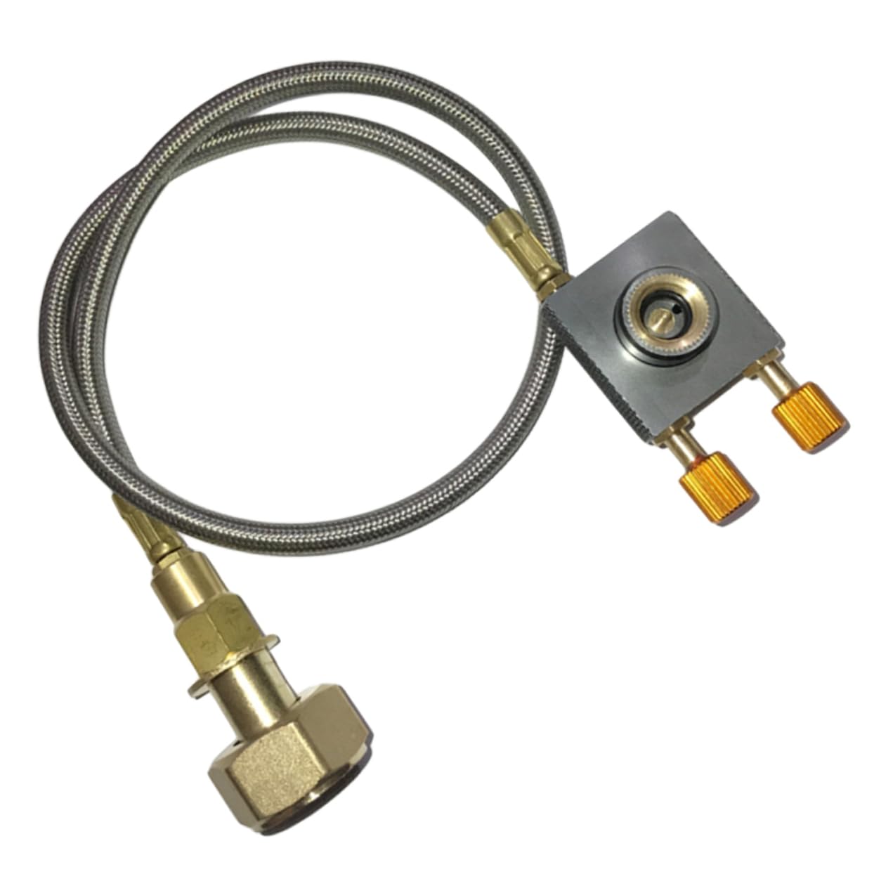 HANABASS Gas Heater Outdoor Stove Accessory Gas Stove Adapter Metal Inflation Valve