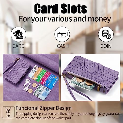 BAILI Cover per Samsung Galaxy M31, Cerniera Tasca...