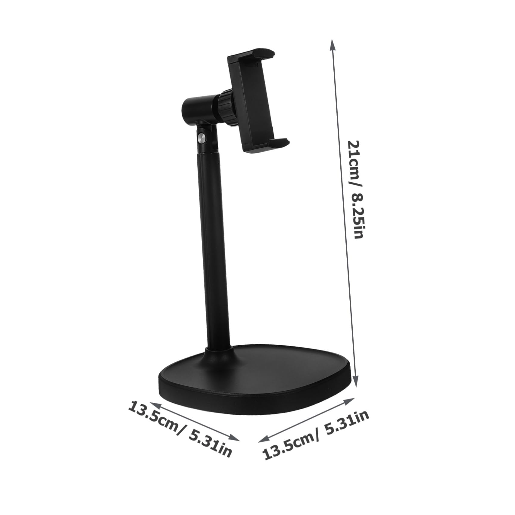 UKCOCO Supporto Telefonico Regolabile Per Scrivania Supporto Portatile Per Cellulare e Tablet Design Compatto e Stabile Per Visione Libere e Utilizzo Quotidiano