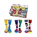Stress Heads Oddsocks Socken in 39-46 im 6er Set - Stress Kopf Oddsocks Strumpf