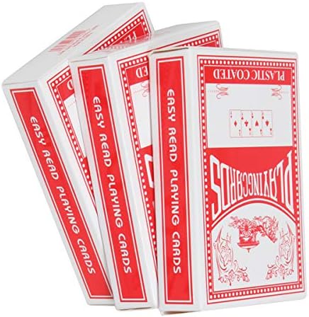 Miniatura 2 de DBROTH Naipes fáciles de leer con fuente grande (paquete de 3) - Ideal para personas mayores, baja visión y niños