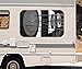 Produktbild 3D Autoaufkleber Sport Bogenschießen Pfeile Bogen schwarz weiß Wohnmobil Auto KFZ Fenster Sticker Aufkleber 21A858, Größe 3D sticker:ca. 96x58cm