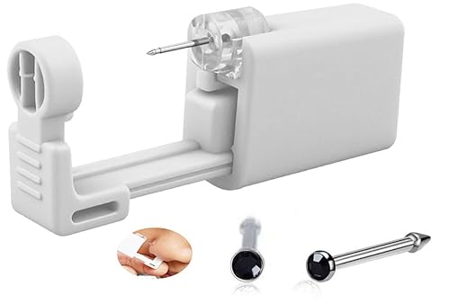 Kit de perforación de nariz, kit de perforación de nariz, kit de perforación de nariz, kit de perforación de nariz para perforación de nariz, kit de