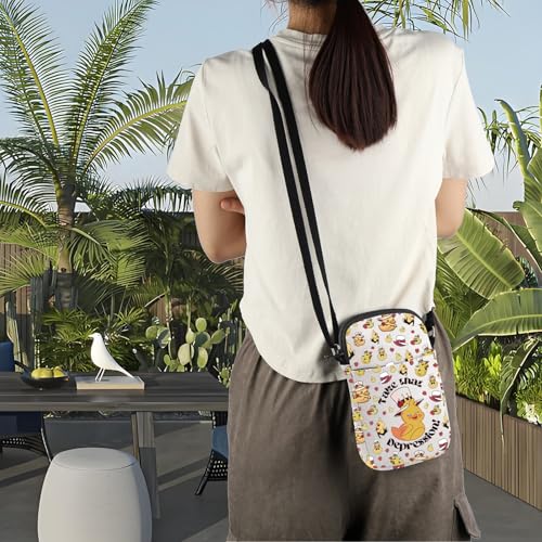 Demon Anime Crossbody Bag Hotel Cartoon Movie Merch Take That Depression Shoulder Bag Demon Fan Shoulder Bag3