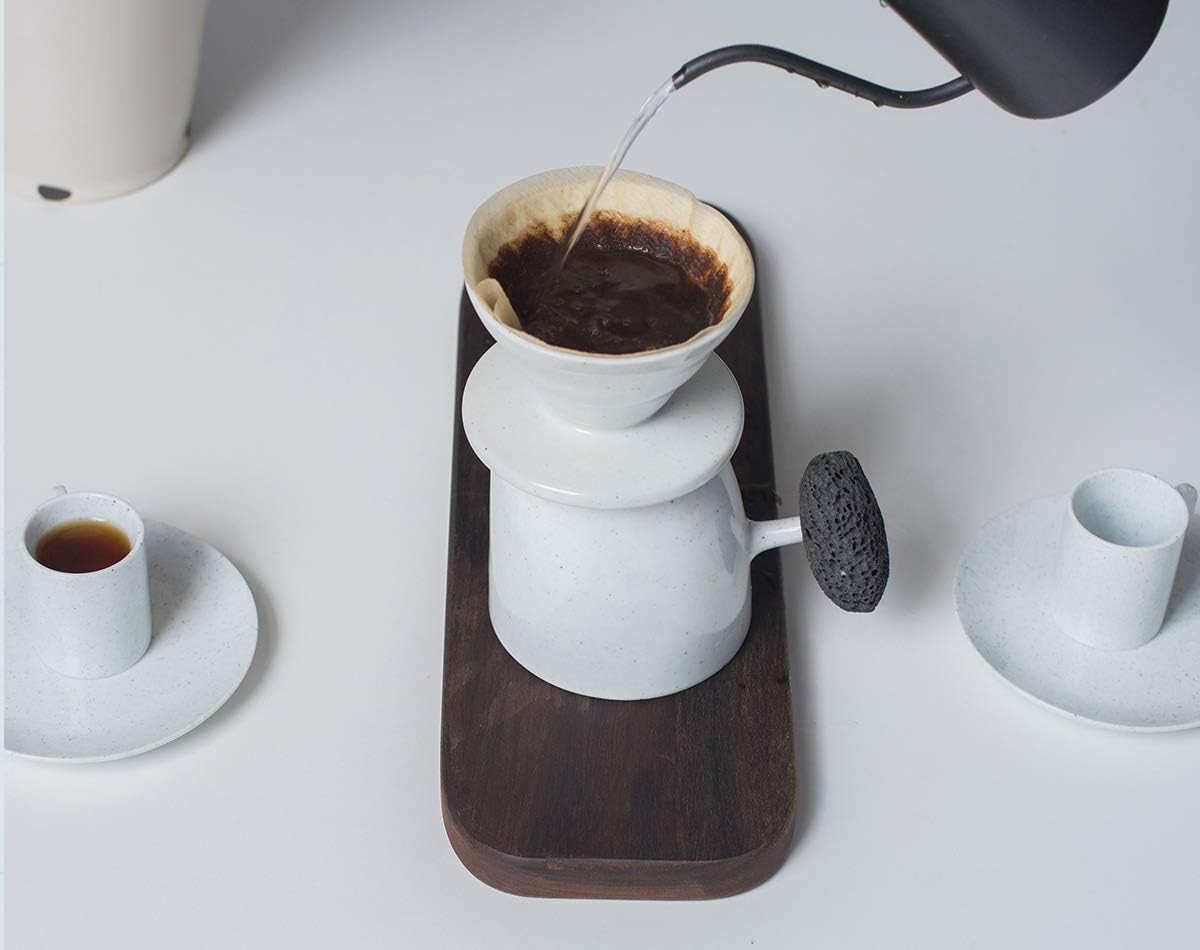 Coffee Maker Glass Hand Drip Coffee Brewer Set With Permanent Filter (200ml) | FR