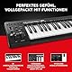 M-Audio Keystation 61 MKIII - Kompakter 61-Tasten MIDI Keyboard Controller mit zuweisbaren Reglern, Pitch/ Modulation Rädern, Plug-And-Play (Mac/PC) Konnektivität und Software Production Suite