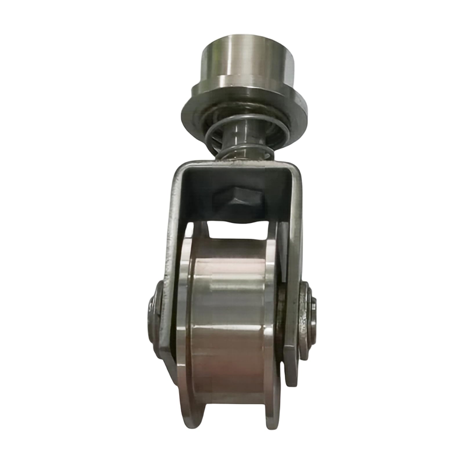 Errory 304 Large H Type Head Spring Track Roller Pulley, Stainless Steel Grooved Hardware For Equipment Guidance Across Warehouse Routes Guide Wheel