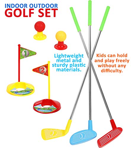 TeganPlay Kids Golf Clubs Set Toy for Toddlers - Thumbnail 5