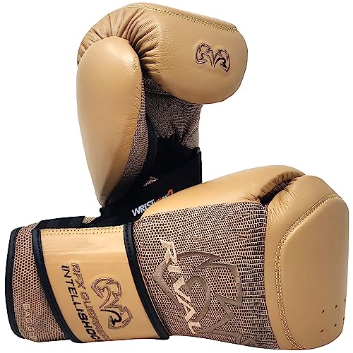 RIVAL RFX-Guerrero D3O Intelli-Shock Bag Gloves, Snake Skin Edition, Wrist Lock 2 V-Strap System, 15 Degree Angled Cuff