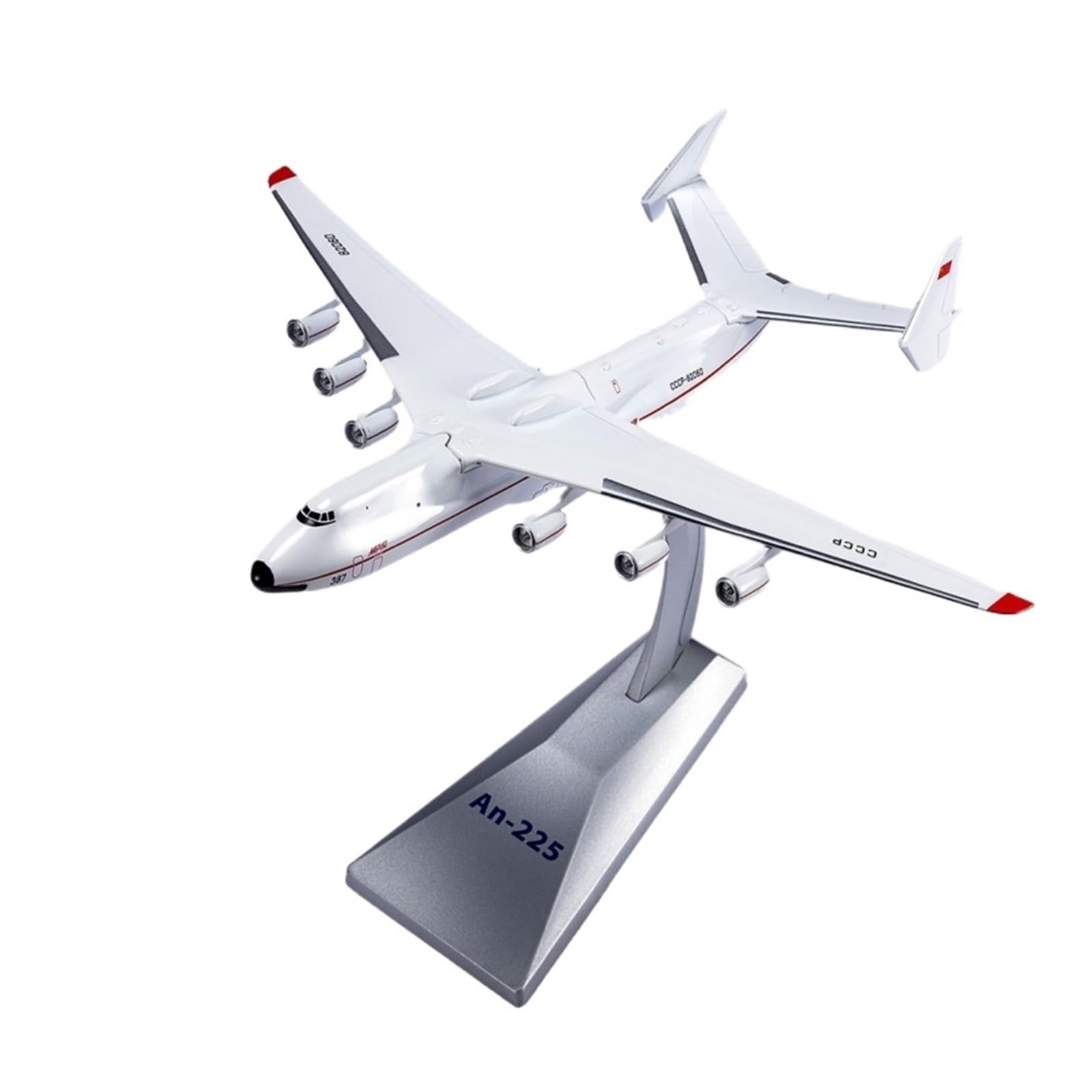 Imprescindible para coleccionistas 1/400 para AN-225 Mriya Transport Aircraft Antonov Modelo de avión clásico de Metal con Soporte de aleación Kit de construcción de Modelos