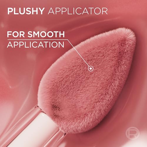 L'Oreal Paris Hyaluron Tint Lip Stain Serum, Long Lasting, Hydrating Lip Makeup Infused with Hyaluronic Acid, 640 Tea Time (Corally Brown Nude) - image 7
