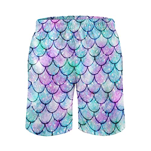 AMRANDOM Men's Quick Dry Board Shorts with Mesh Lining Swim Trunks Swimwear Gift3