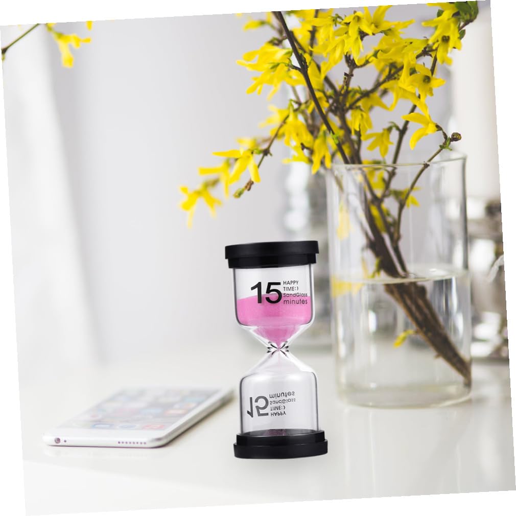 6pièces Minuteur Sablier Élégant pour Bureau Chronomètre pour Décoration Intérieure Et Activités Enseignement