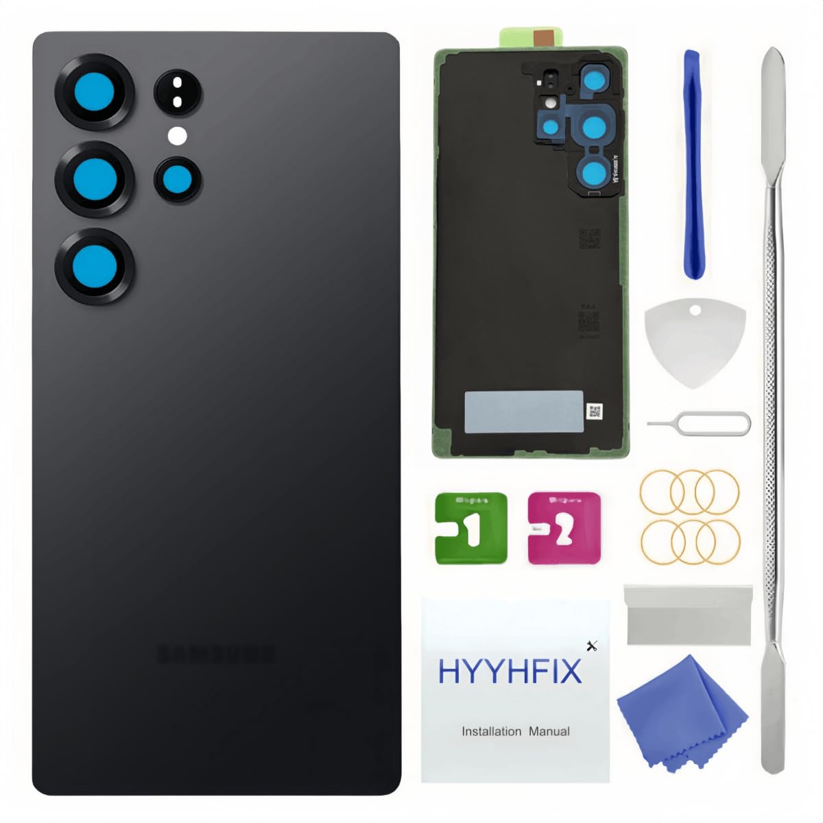 Amazon.com: HYYHFIX Galaxy S25 Ultra Back Glass Replacement for