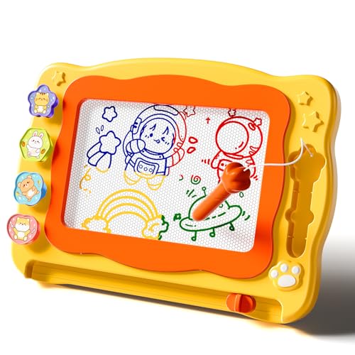 Large Magnetic Drawing Board Toddler Toys for 2 3 4 5 6 Year Old Kids Girls Boys