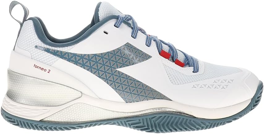Diadora Blushield Torneo 2 Clay Tênis masculino (branco/vista do