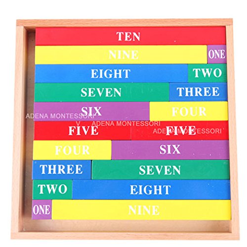 Adena Montessori Mini Small Numerical Rods