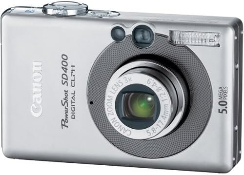 Canon Powershot SD400 - Cámara digital Elph de 5 MP con zoom óptico de 3 x